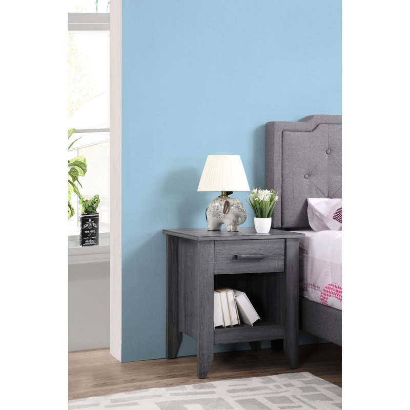 Modern Bedside Table With Storage Options