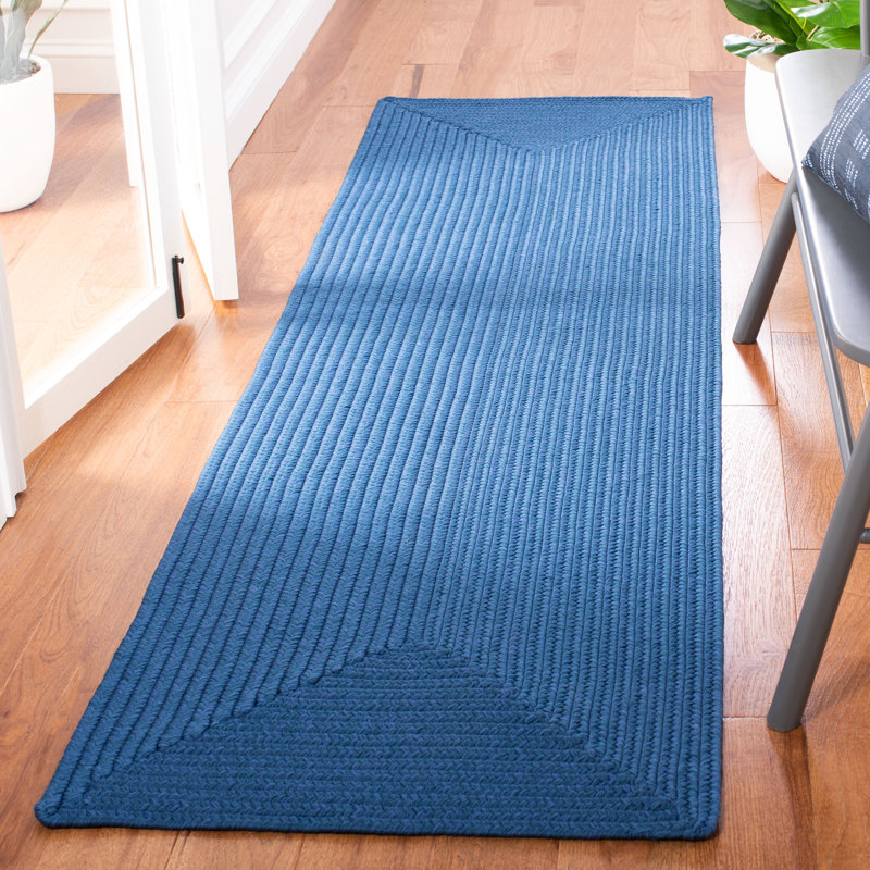 Braided Hand Woven Performance Machine Washable Solid Color Rug, Runner 2'3" x 8'