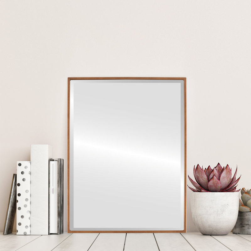 Bugarin Rectangle Mirror, 20.62" H x 30.62" W, Sunset Gold