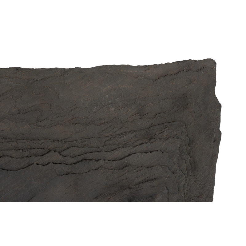Stratified Cast Stone Wall Art, Painted Slate