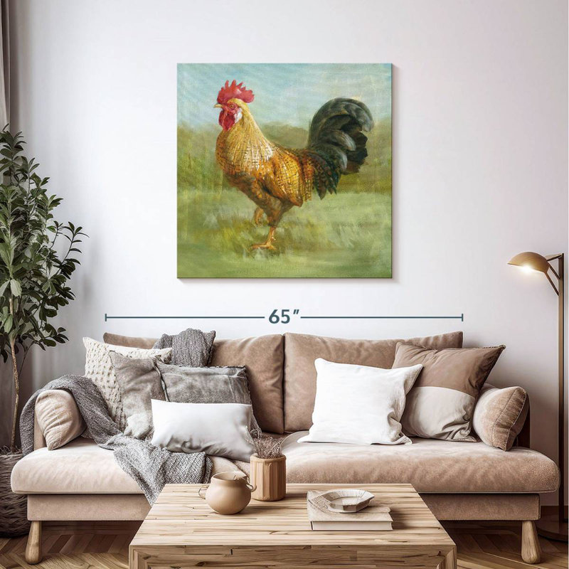 Noble Rooster II, 39" H x 39" W