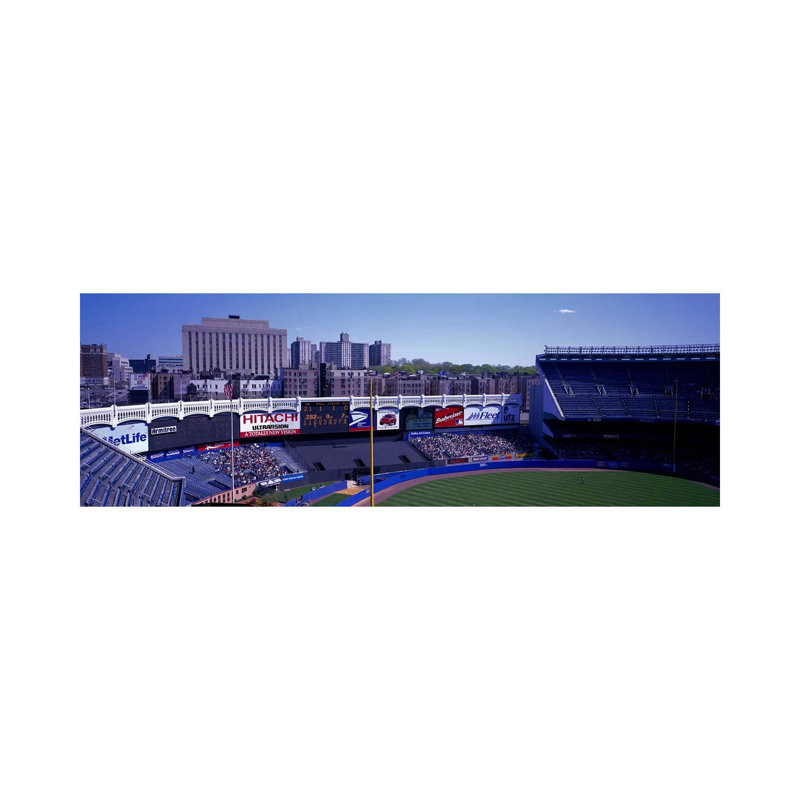 Yankee Stadium NY USA - Wrapped Canvas Panoramic Print, 30.48 cm H x 91.44 cm W x 1.91 cm D