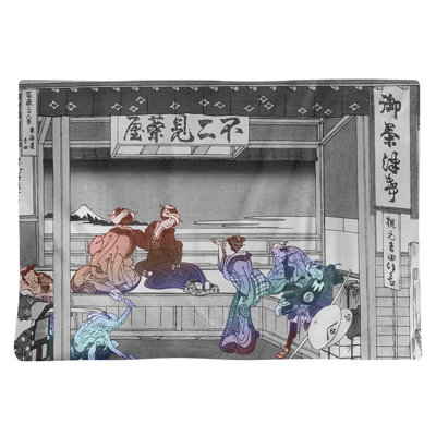 Napperon Katsushika Hokusai Yoshida at Tokaido