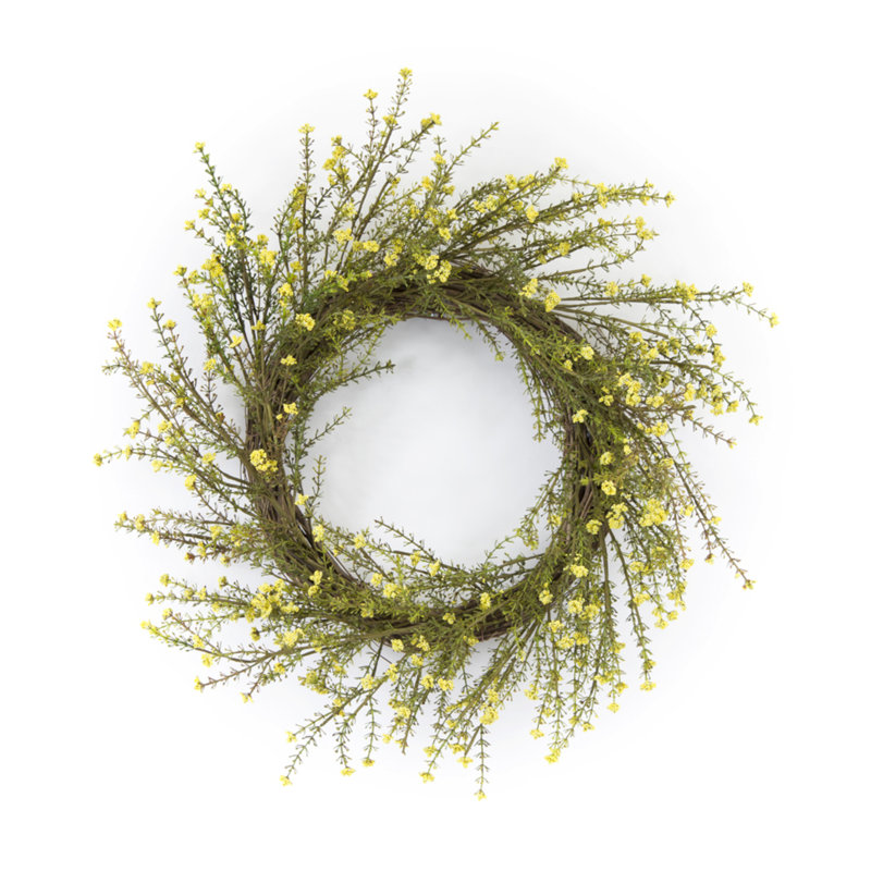 Mini Floral 18" Polyester Wreath
