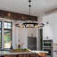 Luminaires rustiques 8 lumières de style campagnard