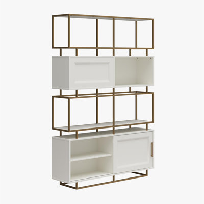 Goldie Modern Bookcase Room Divider by CosmoLiving by Cosmopolitan