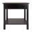 Aoun Solid Wood Top End Table with Storage