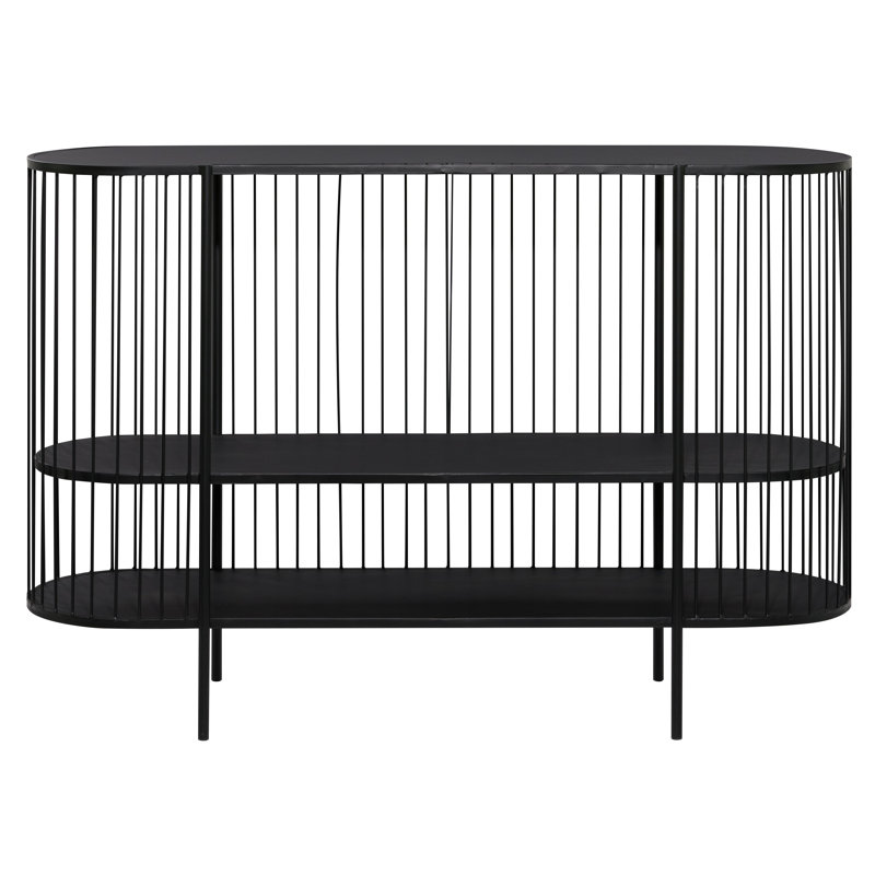 Console à 2 tablettes en métal Sobro