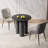 29.92" Modern Round Black Dining Table Set with 2 Chairs for Kitchen, Bar, Living Room, Small Space-374086746-374086767