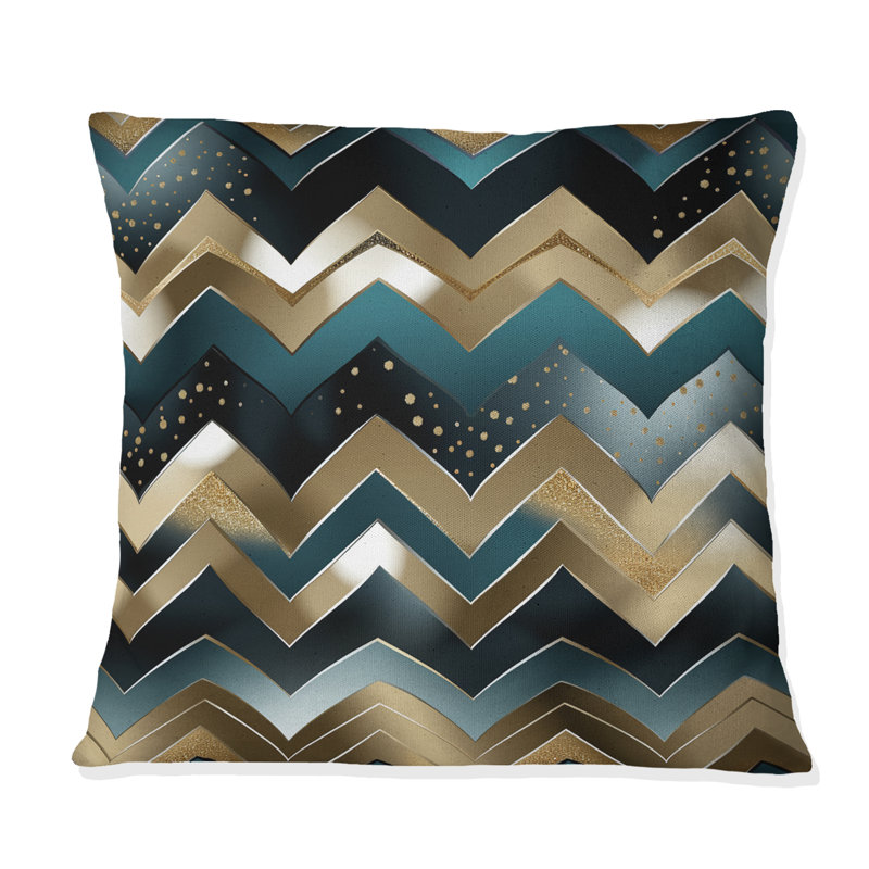 Chevron Throw Pillow, 16" H x 16" W