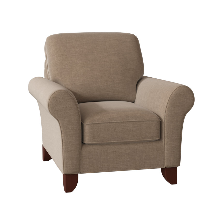 Fauteuil de 38 po de large Almada, Pécan, Oui, Braise 07