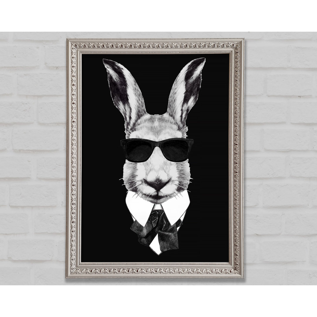 Mafia Rabbit - Einzelner Bilderrahmen Kunstdrucke