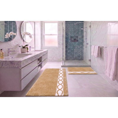 2-Piece MicroFiber Bath Rug & Mat Set – Soft, Absorbent, Non-Slip