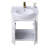 24'' Bule Modern Free-Standing Single Bathroom Vanity Set-1104568113