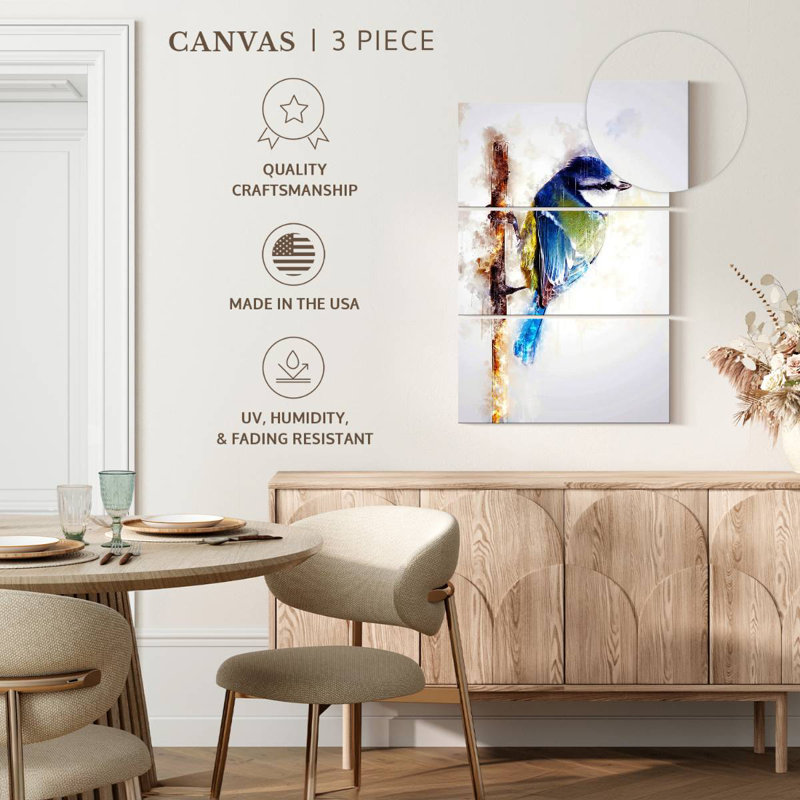 Brampt Bird On Twig, 65" H x 42" W