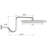 12 Inch Rain Shower - Adjustable Arm In Stainless Steel, Shower, Wall Mounted Steel Head With Air-In Technology For Perfect To Corrosion, Fits Standard Pipe