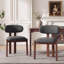 48.5 cm H Upholstered Chenille and Fabric Dining Chair-267630396-267630370