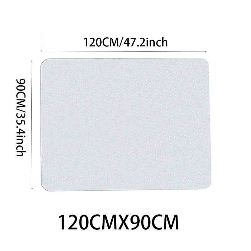 Square Nailed PVC Chair Mats