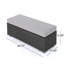 Banc moderne, banc de patio, banc rembourré
