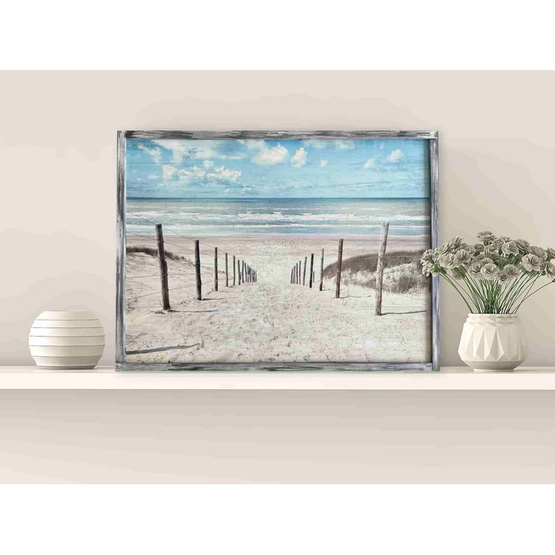 " Seaside Path To Serenity ", 16" H x 24" W x 1.5" D