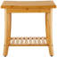 Tabouret de douche en bambou avec banc de douche 19,1 x 11,3 x 18,3 po