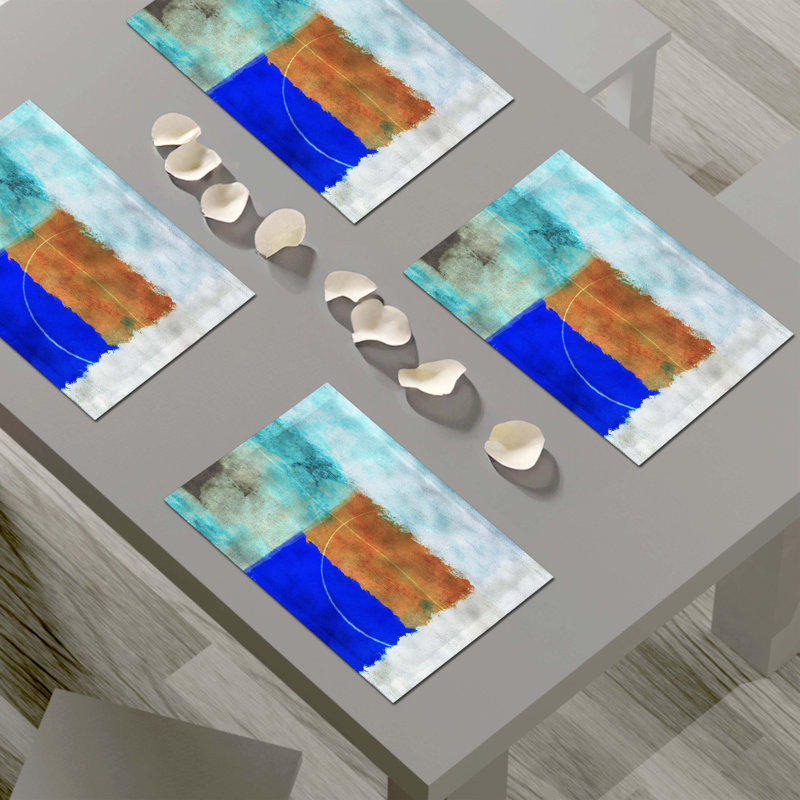 Napperon abstrait en polyester