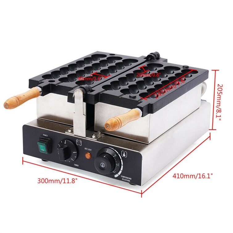 Electronic Commercial Electric Lolly Waffle Stick Baker Machine Waffle Maker