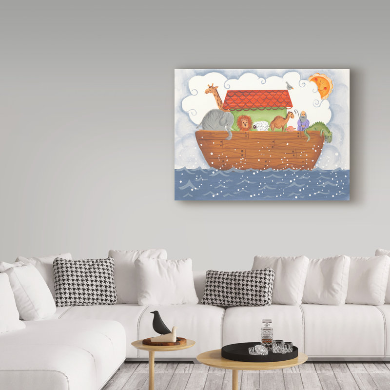 « noahs ark 1 », art sur toile, H 24 po x l 32 po x P 2 po