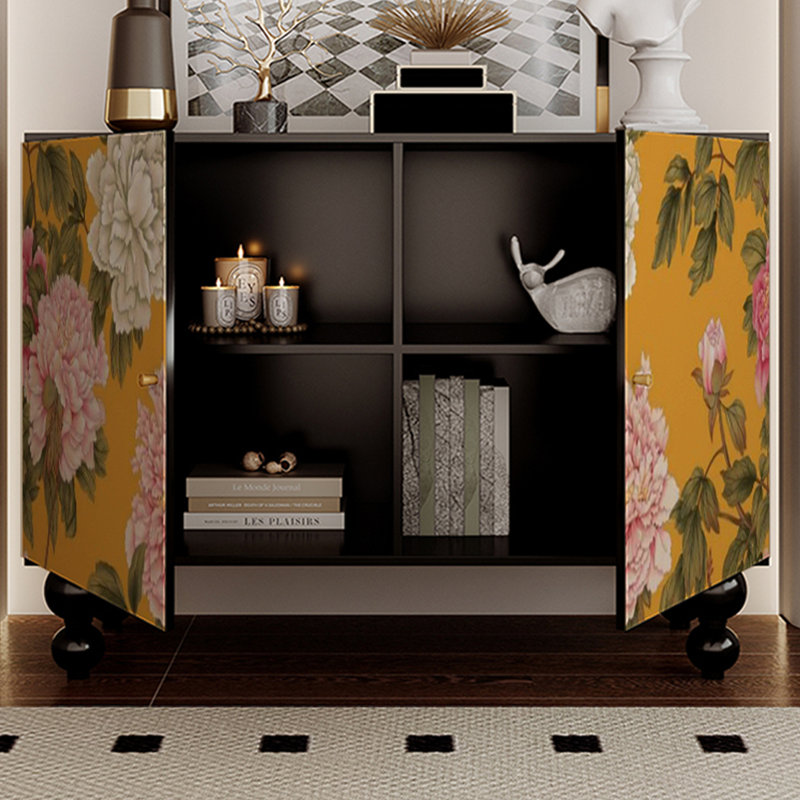 Armoire décorative exquise pivoine