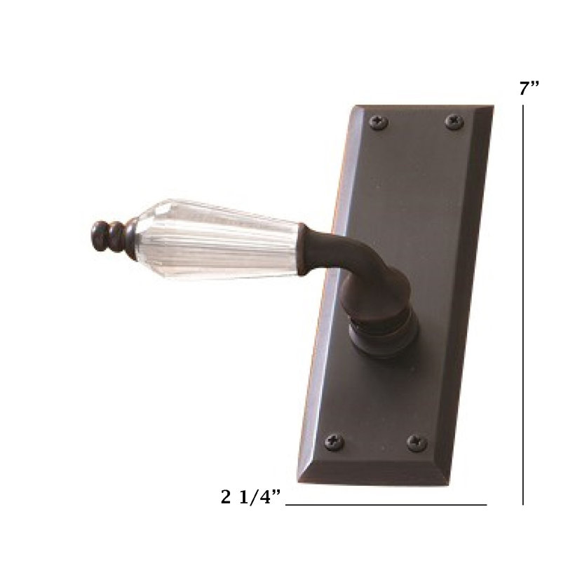 Stringfield Passage (Hall & Closet) Door Lever, Venetian Bronze
