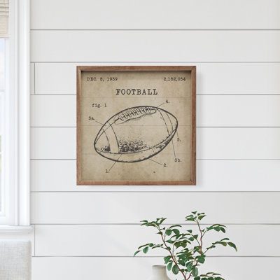 Football Patent Brown