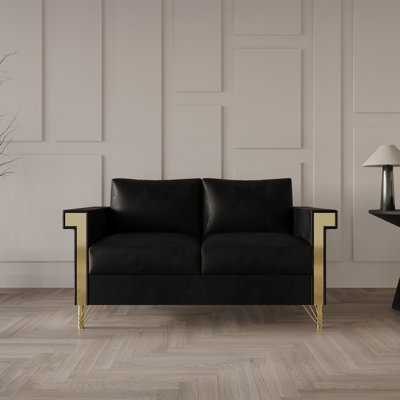 Snaresbrook Fabric 56.3'' Reception Loveseat