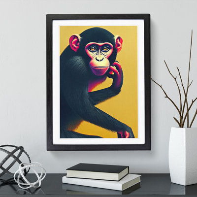 Artful Monkey - Single Picture Frame Print