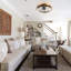 Farmhouse Ceiling Fan With LED Light Fandelier