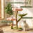 35.4'' Green Enchanted Blossom Cat Tree with Double Flower Platforms & Leaf Perch