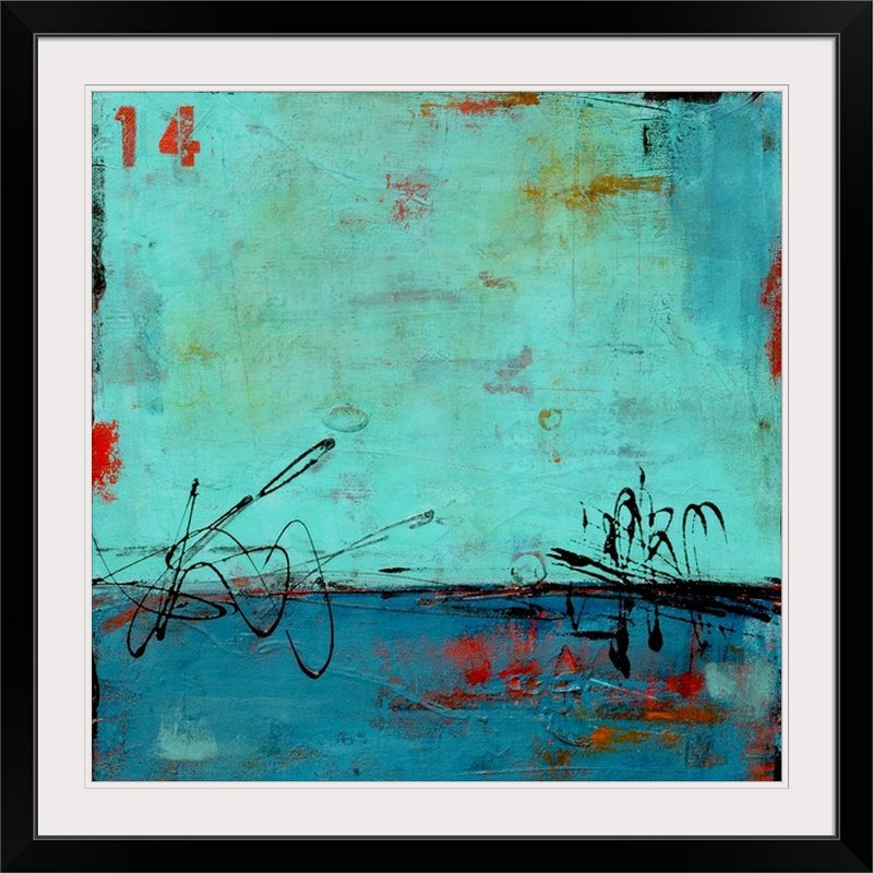 Bay Marina Modern & Contemporary, 10" H x 10" W x 1.5" D, Canvas