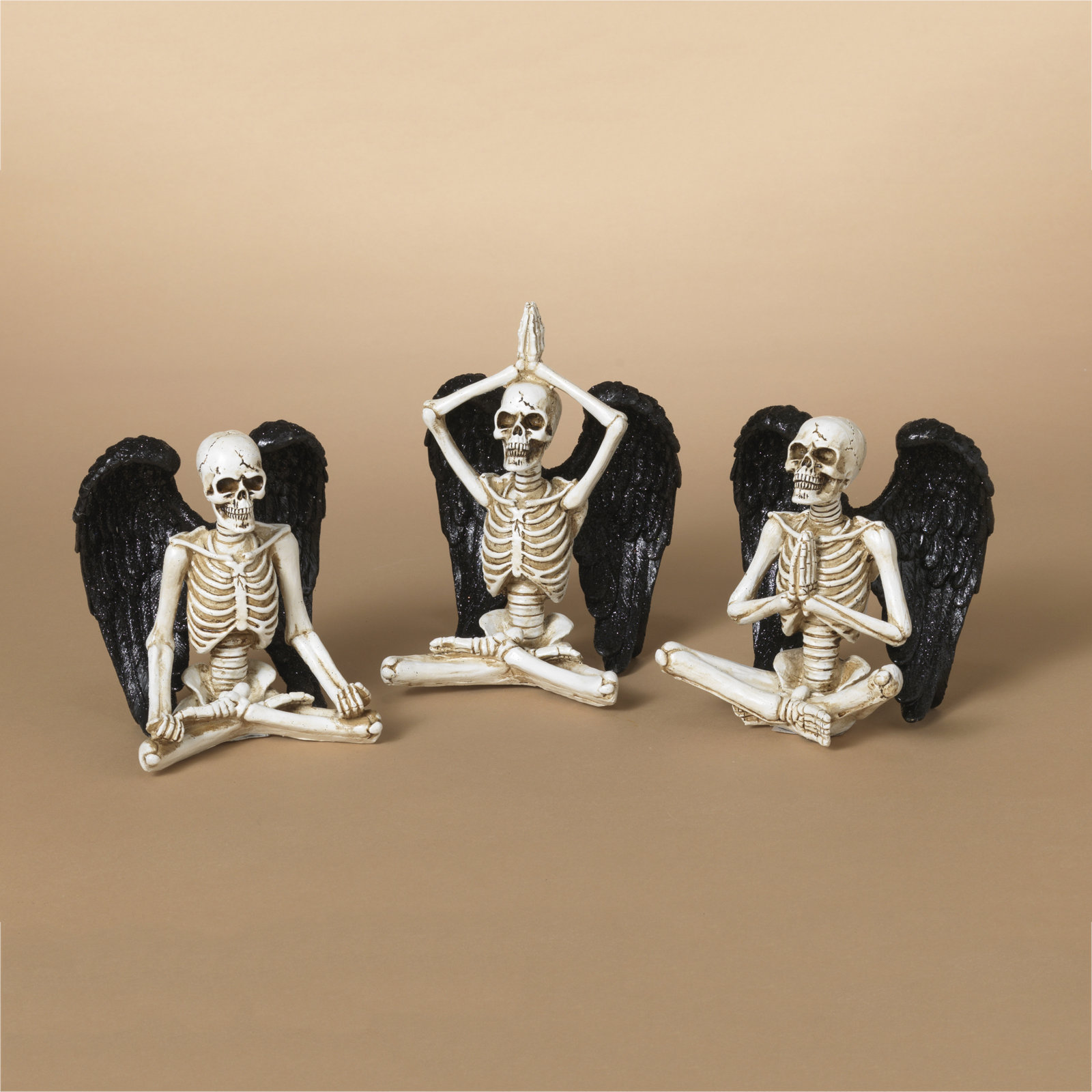 Yoga Skeletons Set of 3