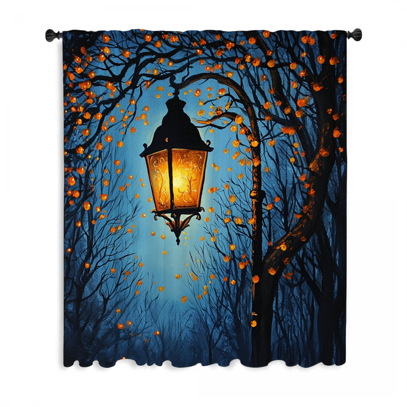 Rideaux de nuit, rideaux de nuit et hossain - 1 panneau, L 50 po x L 84 po