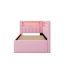 Lit plateforme simple tapissier avec ports USB et lit gigogne-1018987663