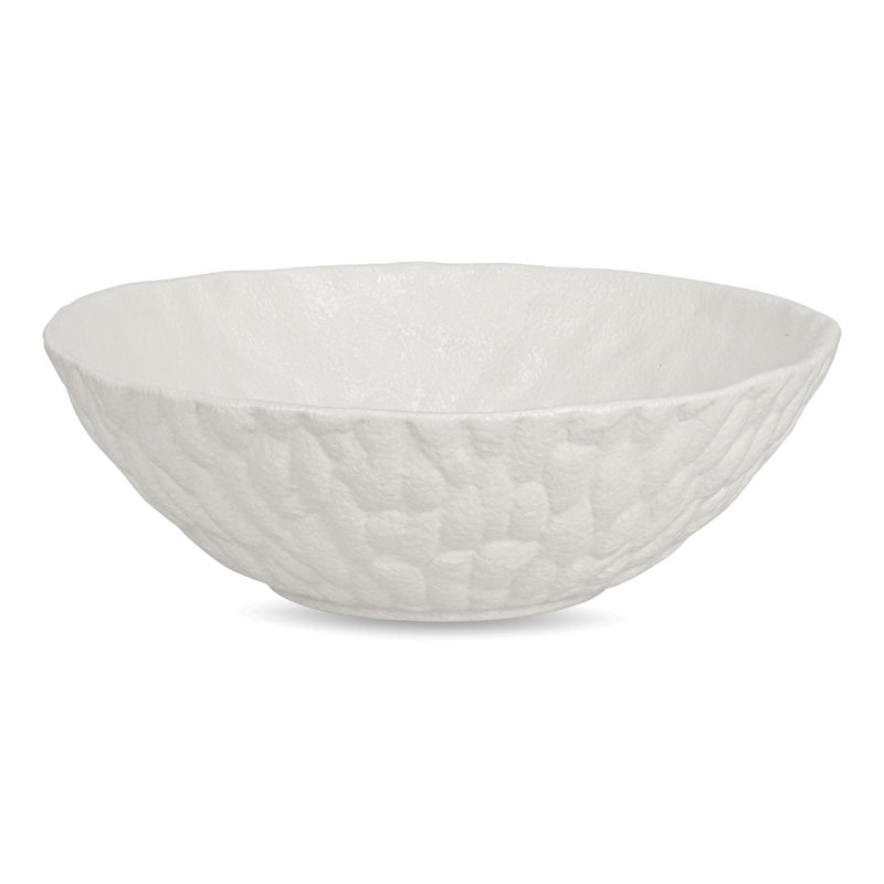 Japandi Bowl 8", White