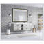 Miroir de salle de bain 60 po x 48 po à DEL avec cadre en aluminium, miroir de meuble-lavabo mural, anti-buée, mémoire, 3 couleurs, réglable en continu-1857028454-1857028453