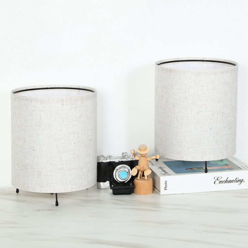 Bedside Lamp Suitable For Living Room, Children's Room, Dormitory, Home Office (No LED Bulb)