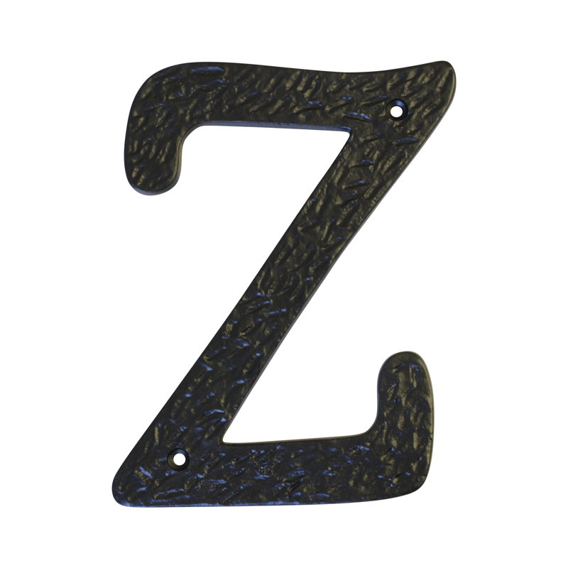Lettre de montage en surface 6 "H, Z