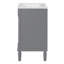Meuble-lavabo autoportant 24 po avec lavabo en céramique, armoire de rangement avec cadre en bois massif et tablette de rangement 24 po-1498176464-1491601351