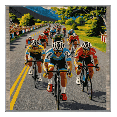 Machine Washable Transportation Gray Area Rug