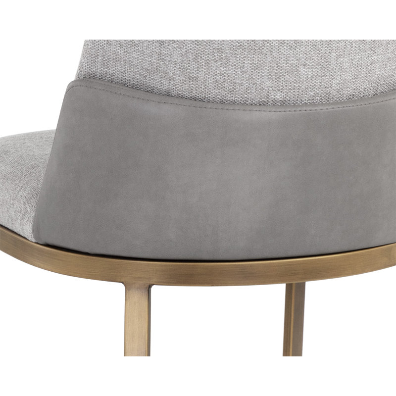 Marie Upholstered Dining Chair, Gray