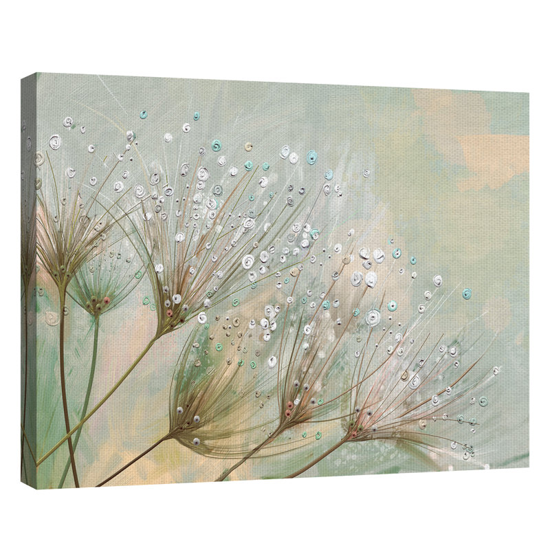 «Dewdrop Colors», reproduction d'art sur toile sans cadre, H 22 po x l 28 po x P 1,5 po