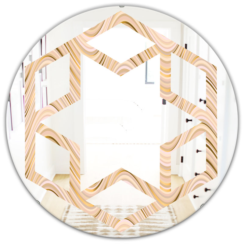 Miroir mural Hexagon Star, H 23,6 po x l 23,6 po