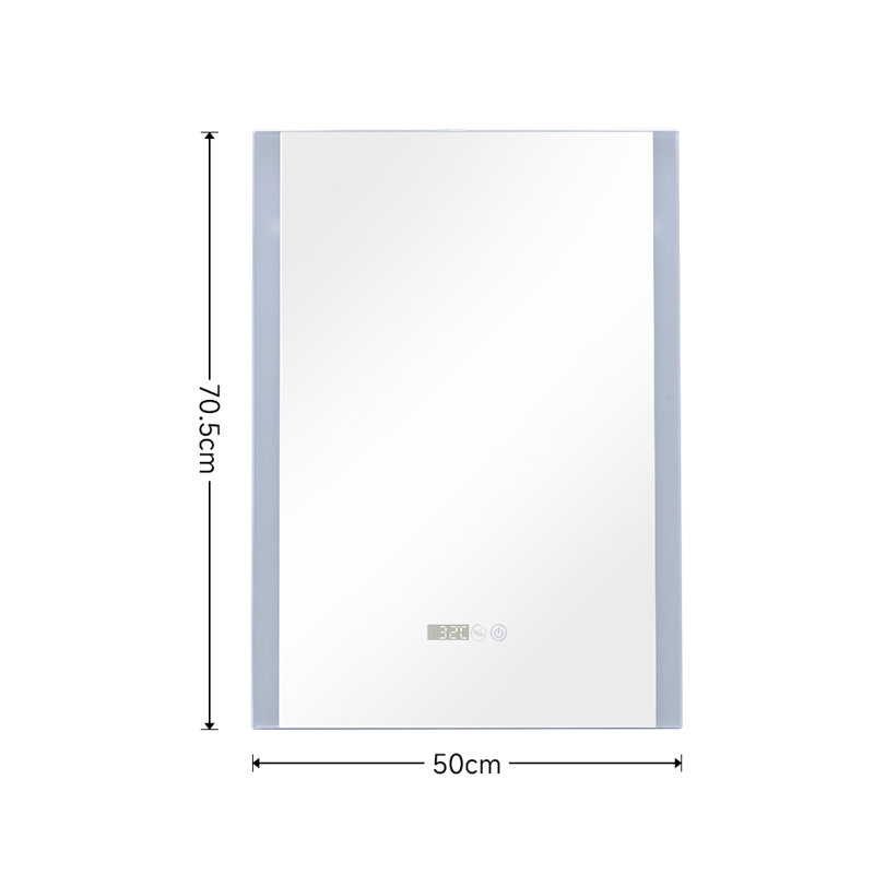 Audriaunna Metal Rectangle Wall Mirror