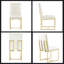 Chaises de salle à manger en cuir Bilgola
